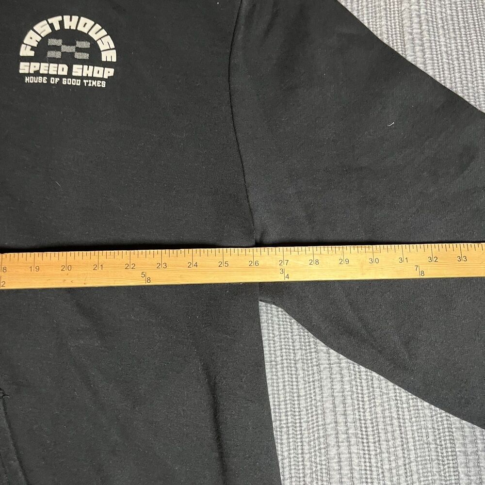 Fasthouse Speed Shop Iron Steed Hoodie‎ Black 3XL Pullover Graphic Moto - Picture 11 of 12